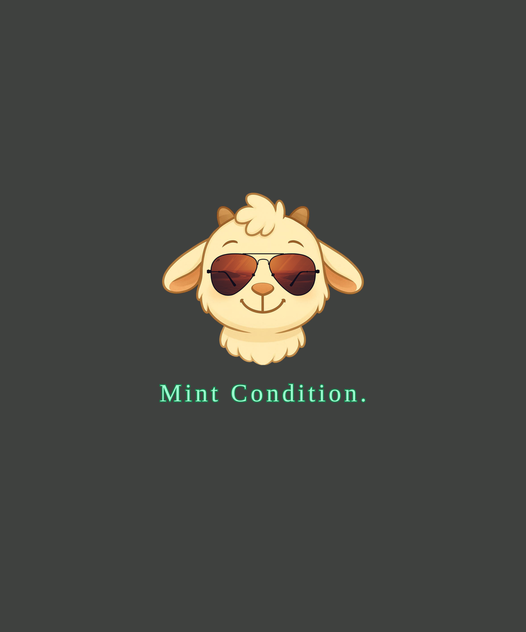Little Bleats Signature "Minty" Toddler Tee — Aviator Edition