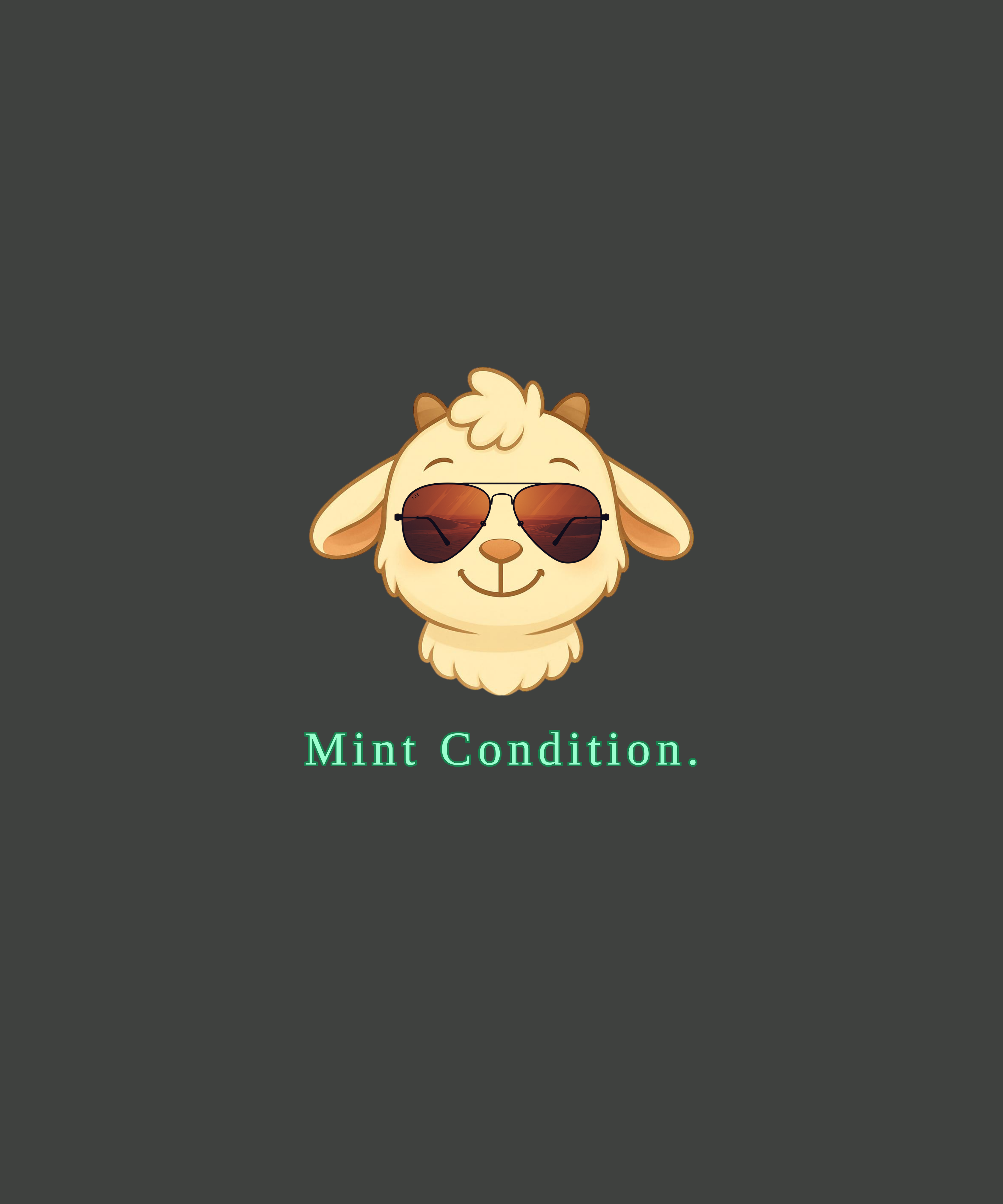 Little Bleats Signature "Minty" Toddler Tee — Aviator Edition