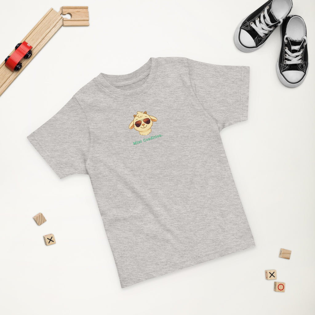 Little Bleats Signature "Minty" Toddler Tee in Heather — Aviator Edition, sizes 2T–5/6T